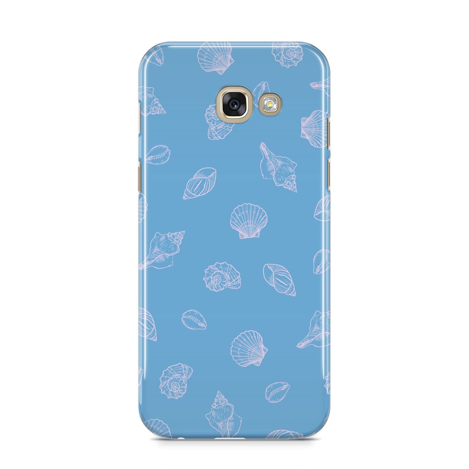 Beach Shell Samsung Galaxy A5 2017 Case on gold phone