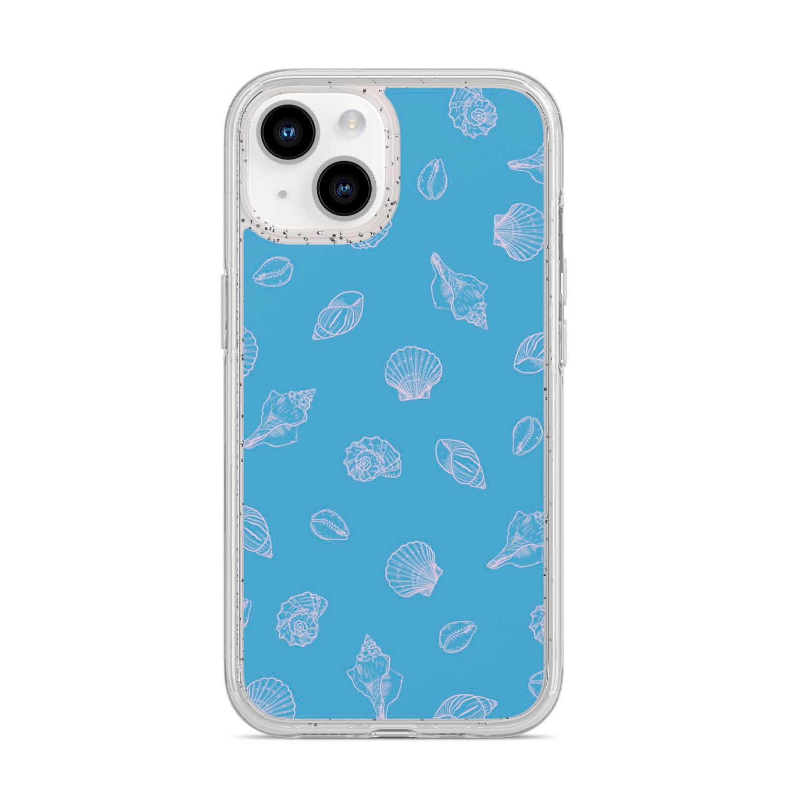 Beach Shell iPhone 14 Glitter Tough Case Starlight