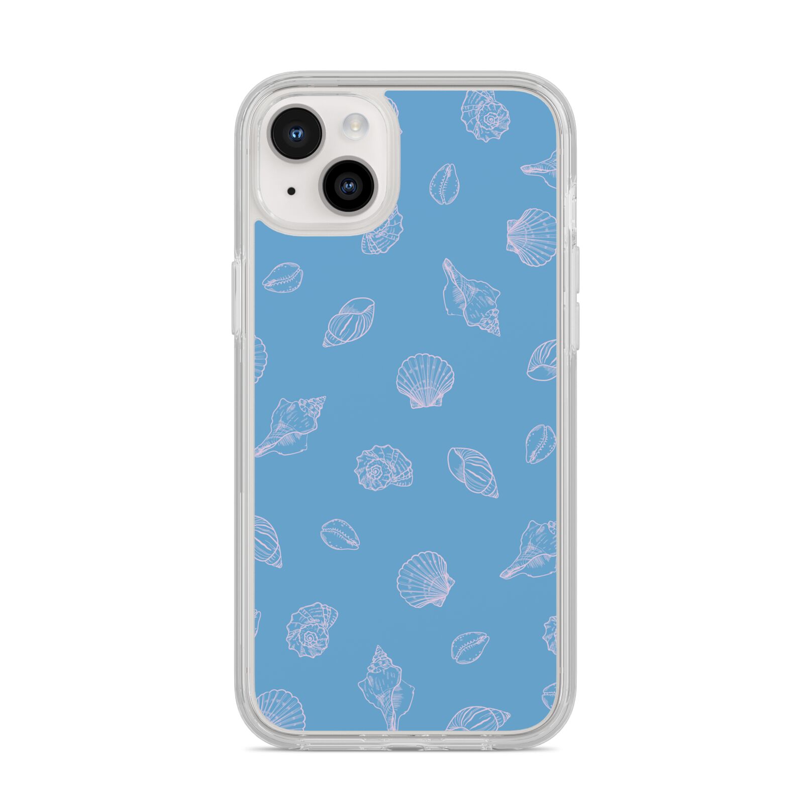 Beach Shell iPhone 14 Plus Clear Tough Case Starlight