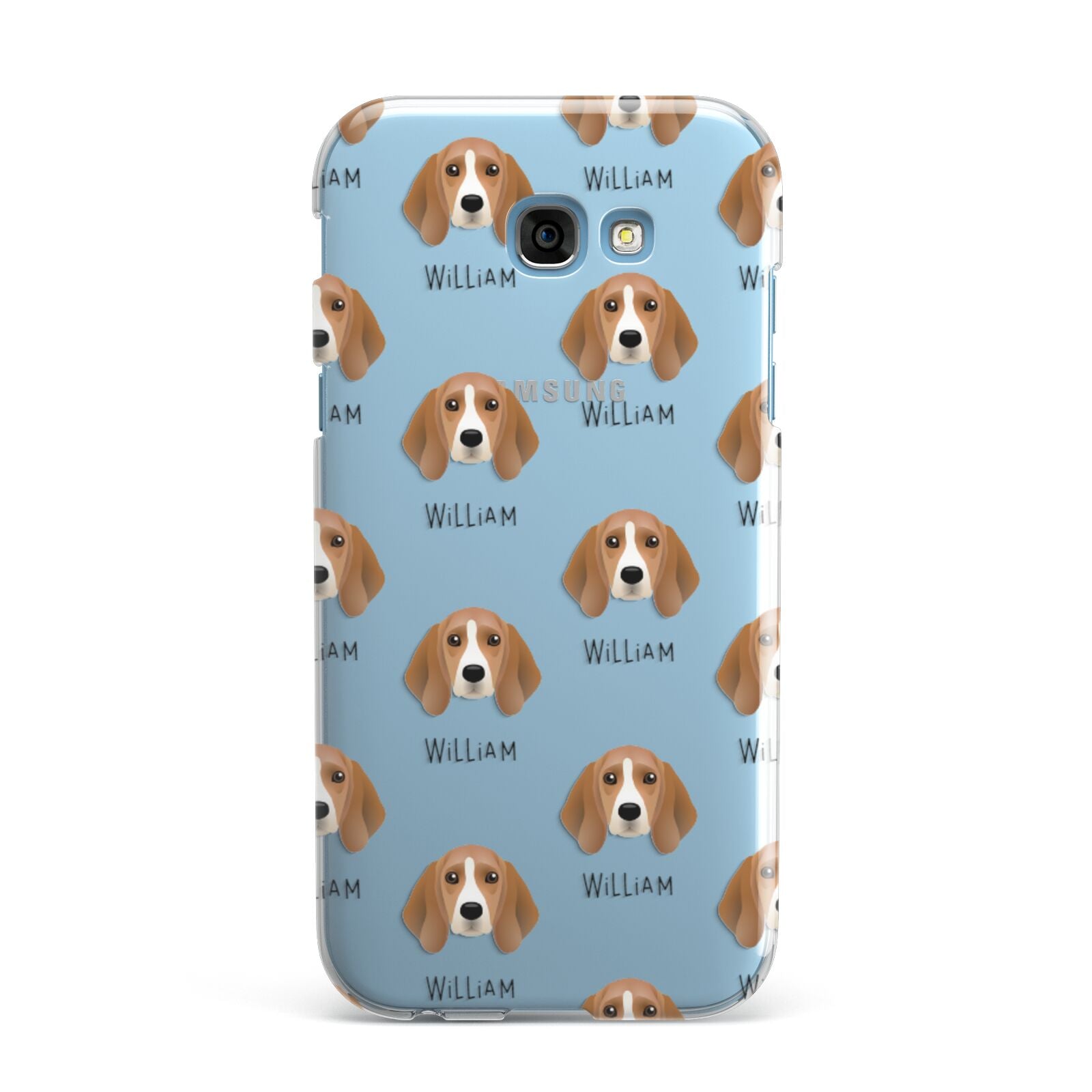 Beagle Icon with Name Samsung Galaxy A7 2017 Case