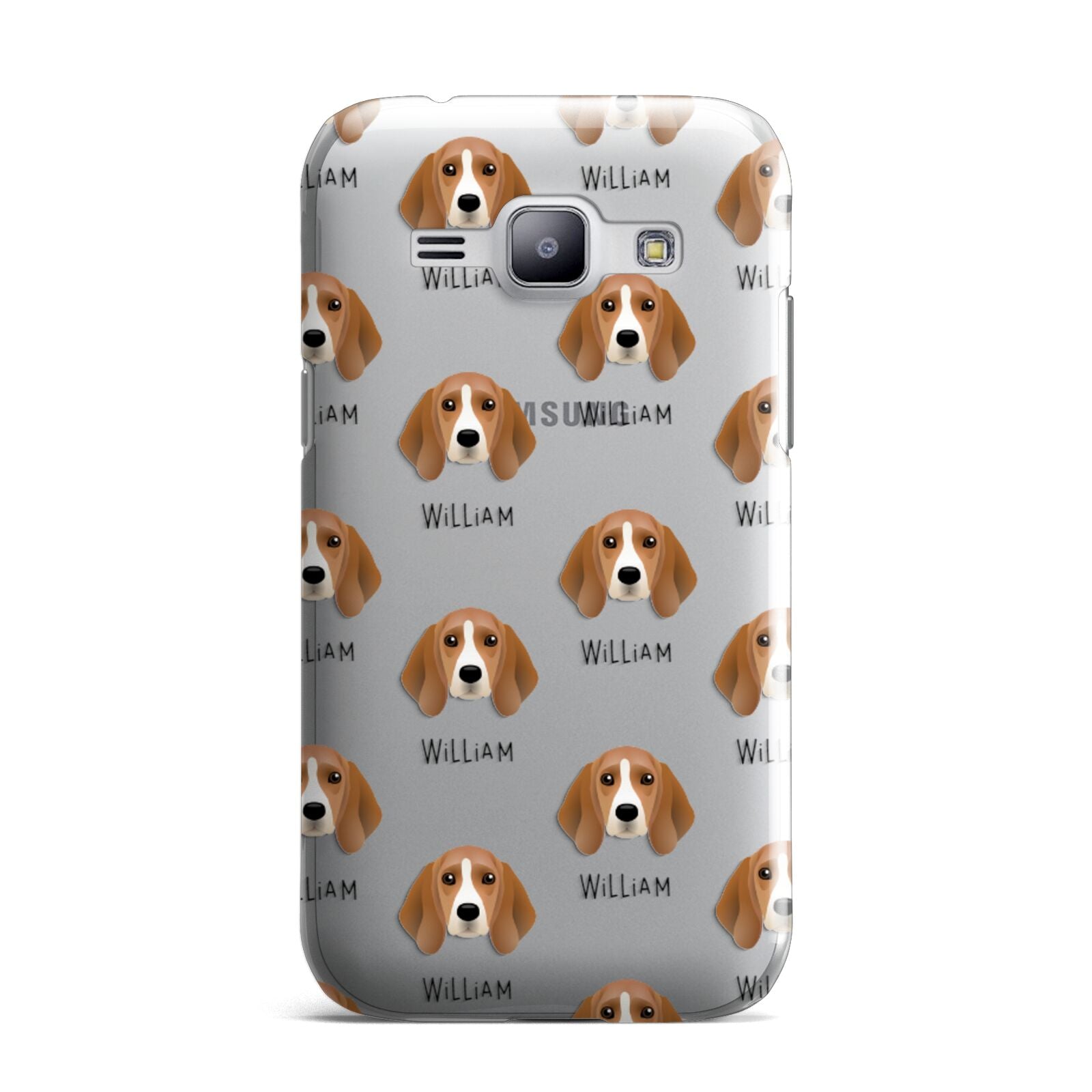 Beagle Icon with Name Samsung Galaxy J1 2015 Case