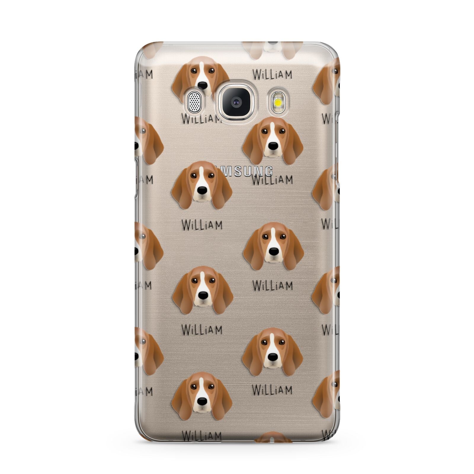 Beagle Icon with Name Samsung Galaxy J5 2016 Case
