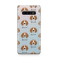 Beagle Icon with Name Samsung Galaxy S10 Plus Case