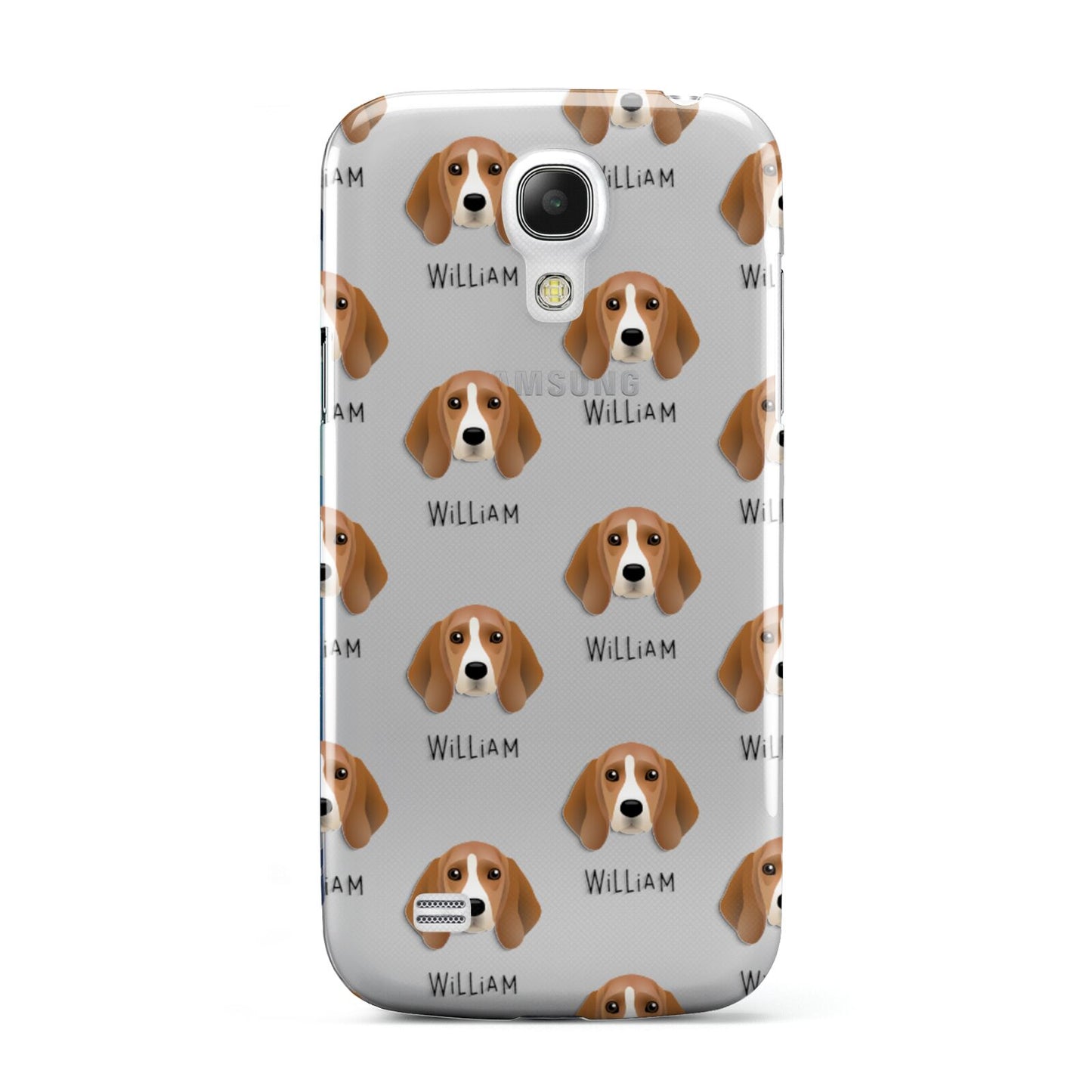 Beagle Icon with Name Samsung Galaxy S4 Mini Case