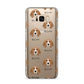 Beagle Icon with Name Samsung Galaxy S8 Plus Case