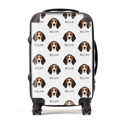 Beagle Icon with Name Suitcase
