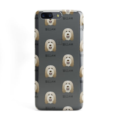 Bearded Collie Icon with Name OnePlus Case