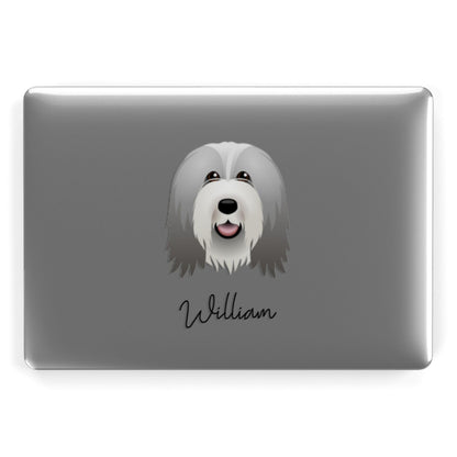 Bearded Collie Personalised Apple MacBook Case