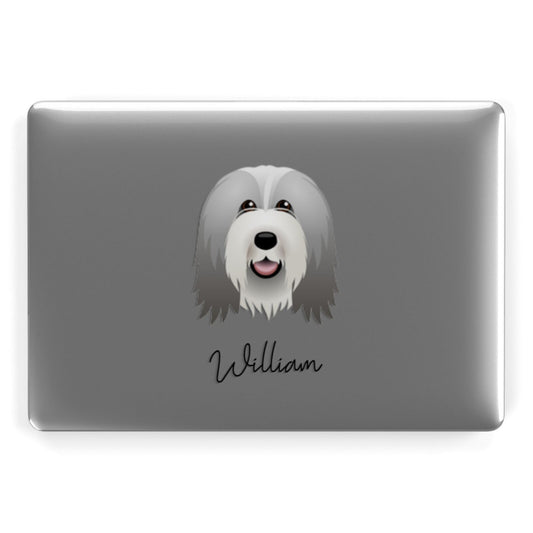 Bearded Collie Personalised Apple MacBook Case