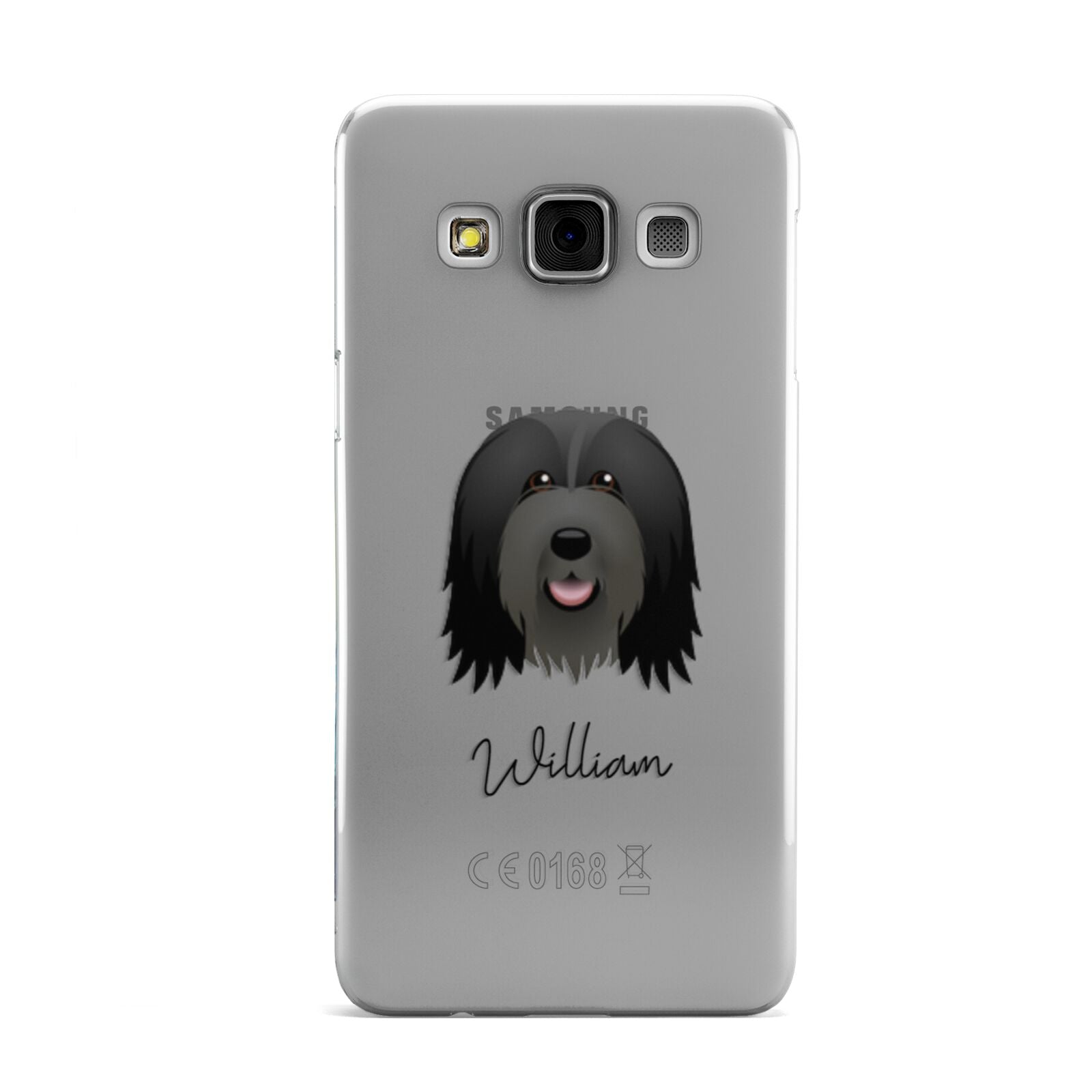 Bearded Collie Personalised Samsung Galaxy A3 Case