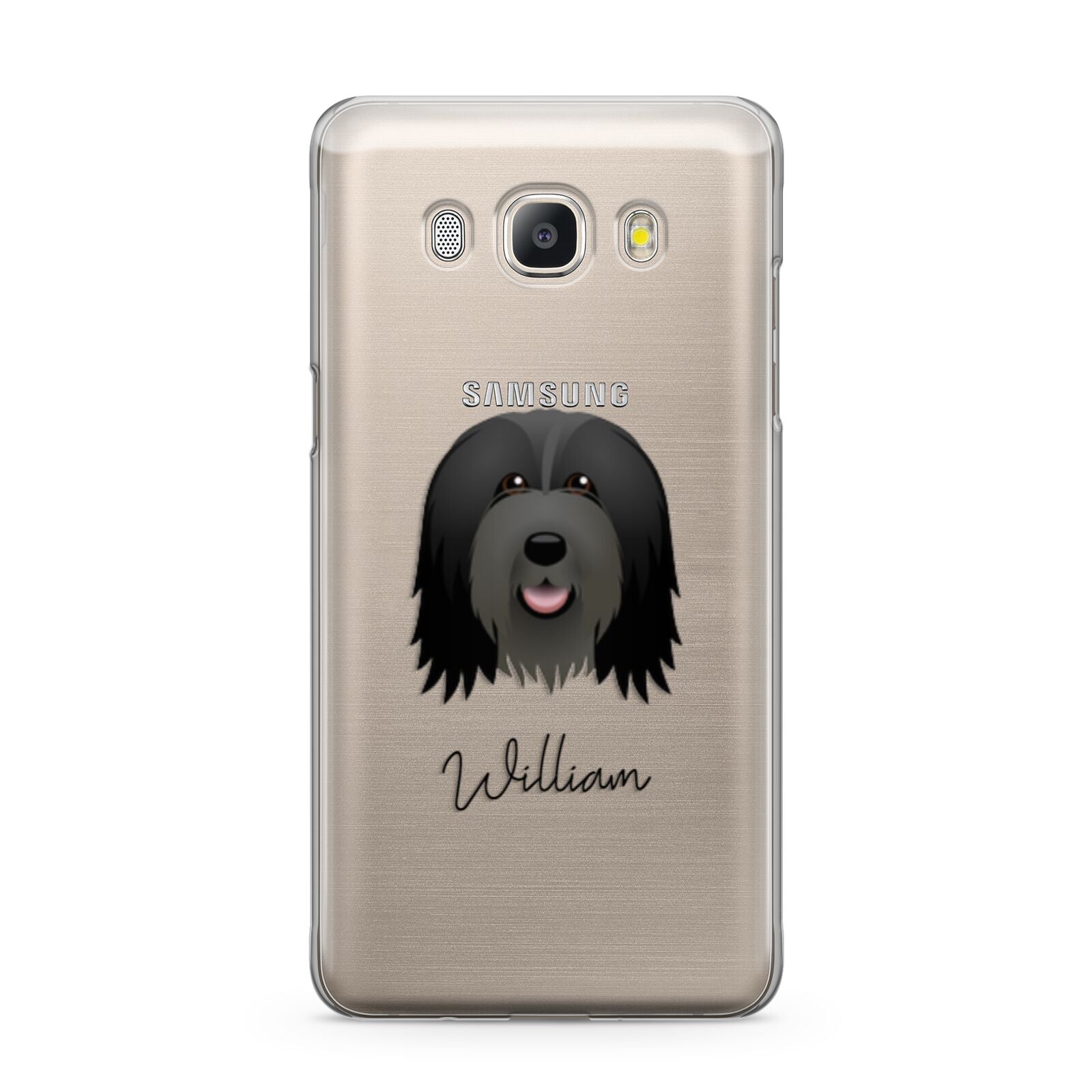 Bearded Collie Personalised Samsung Galaxy J5 2016 Case