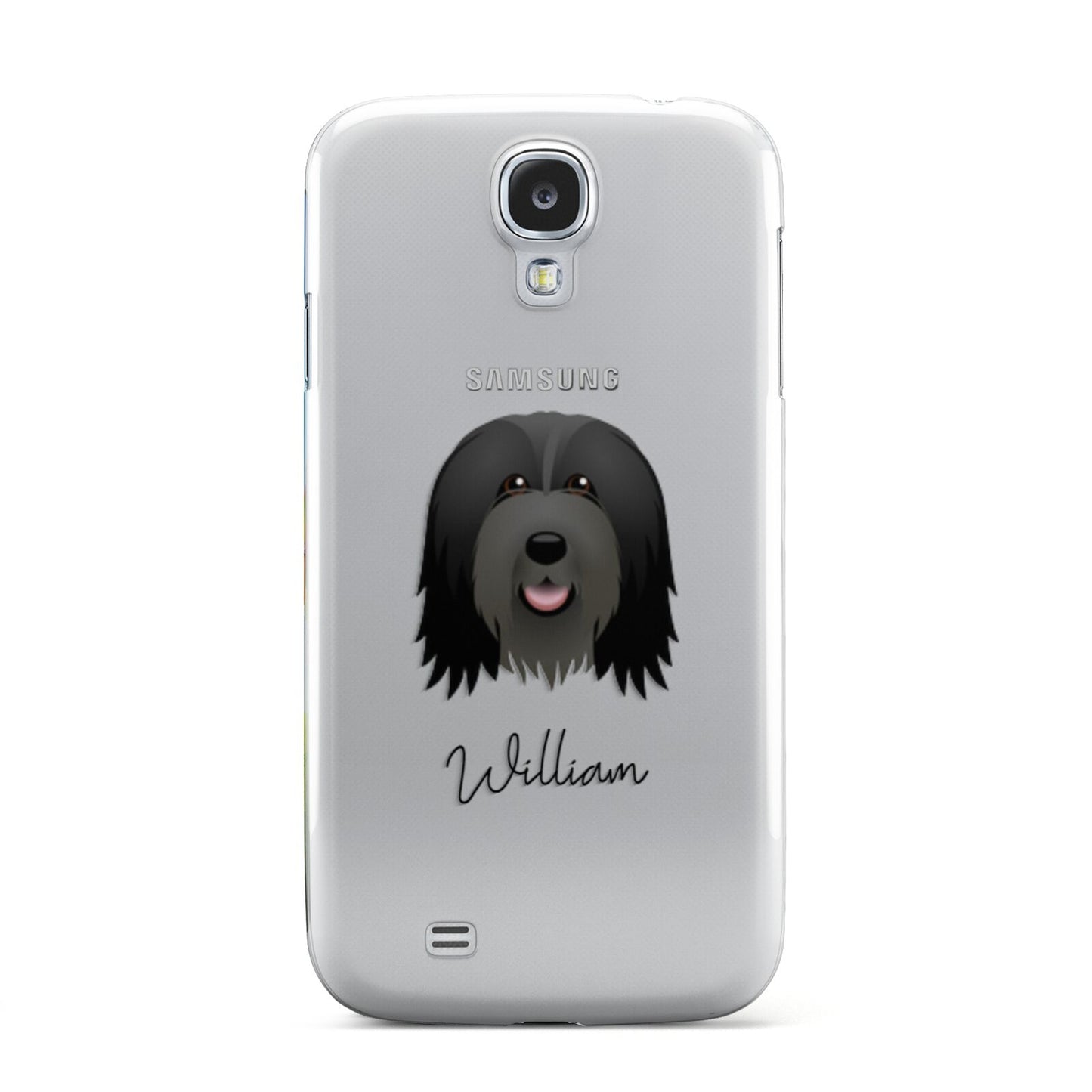 Bearded Collie Personalised Samsung Galaxy S4 Case