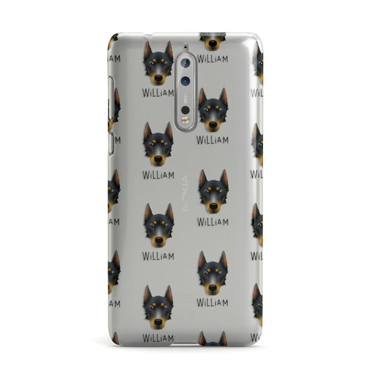 Beauceron Icon with Name Nokia Case