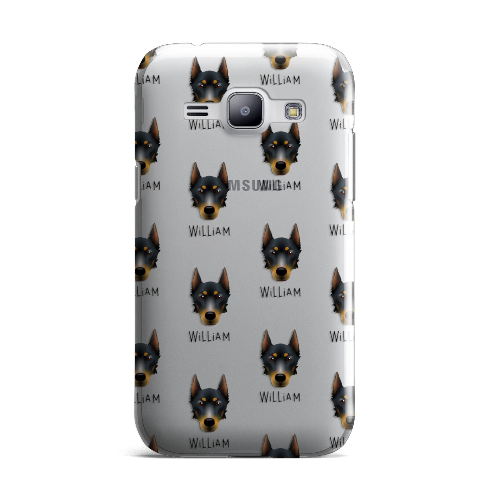 Beauceron Icon with Name Samsung Galaxy J1 2015 Case