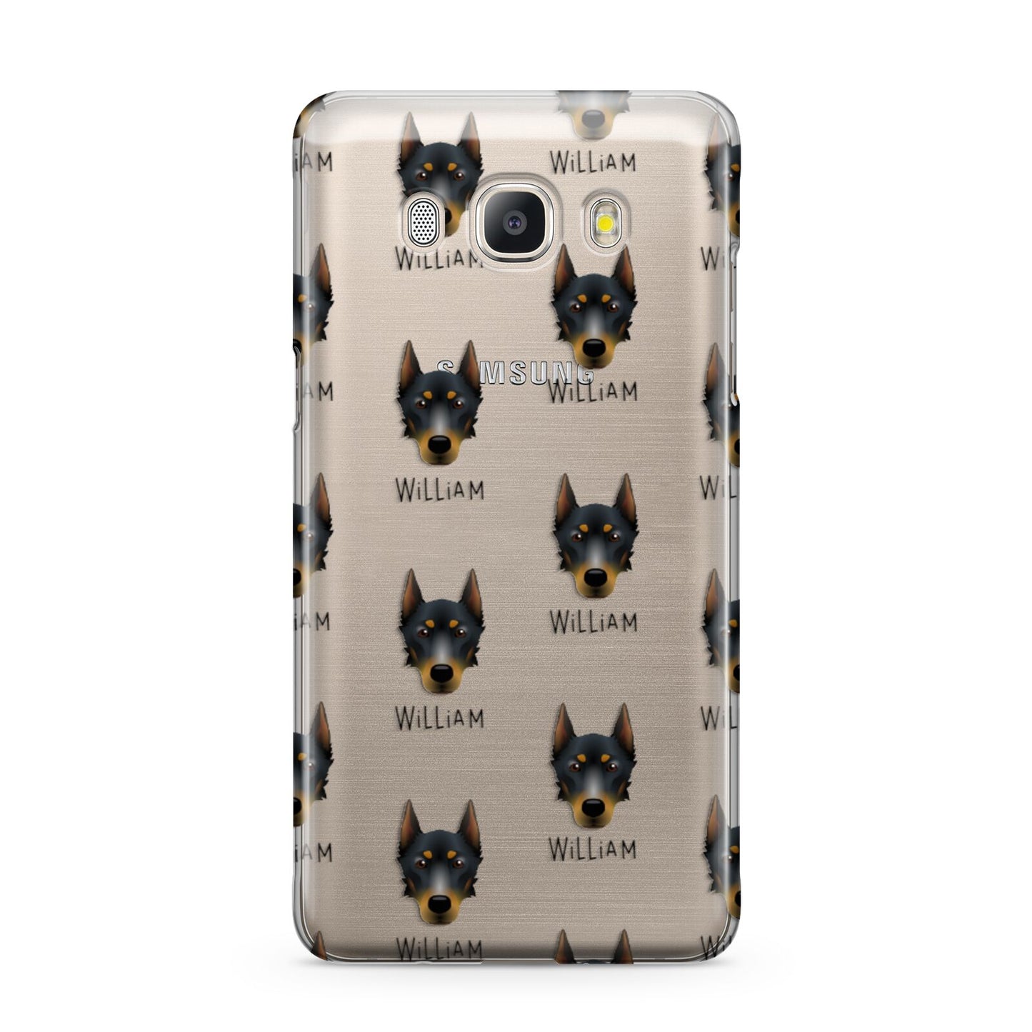 Beauceron Icon with Name Samsung Galaxy J5 2016 Case