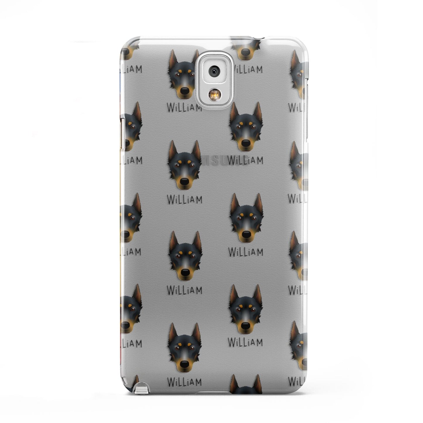 Beauceron Icon with Name Samsung Galaxy Note 3 Case