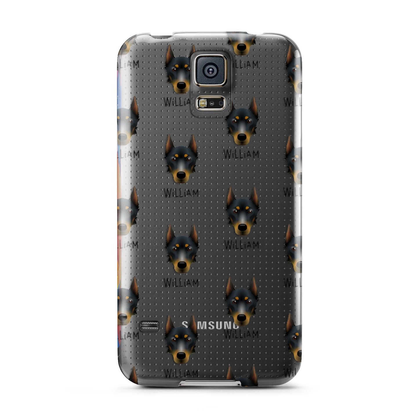 Beauceron Icon with Name Samsung Galaxy S5 Case