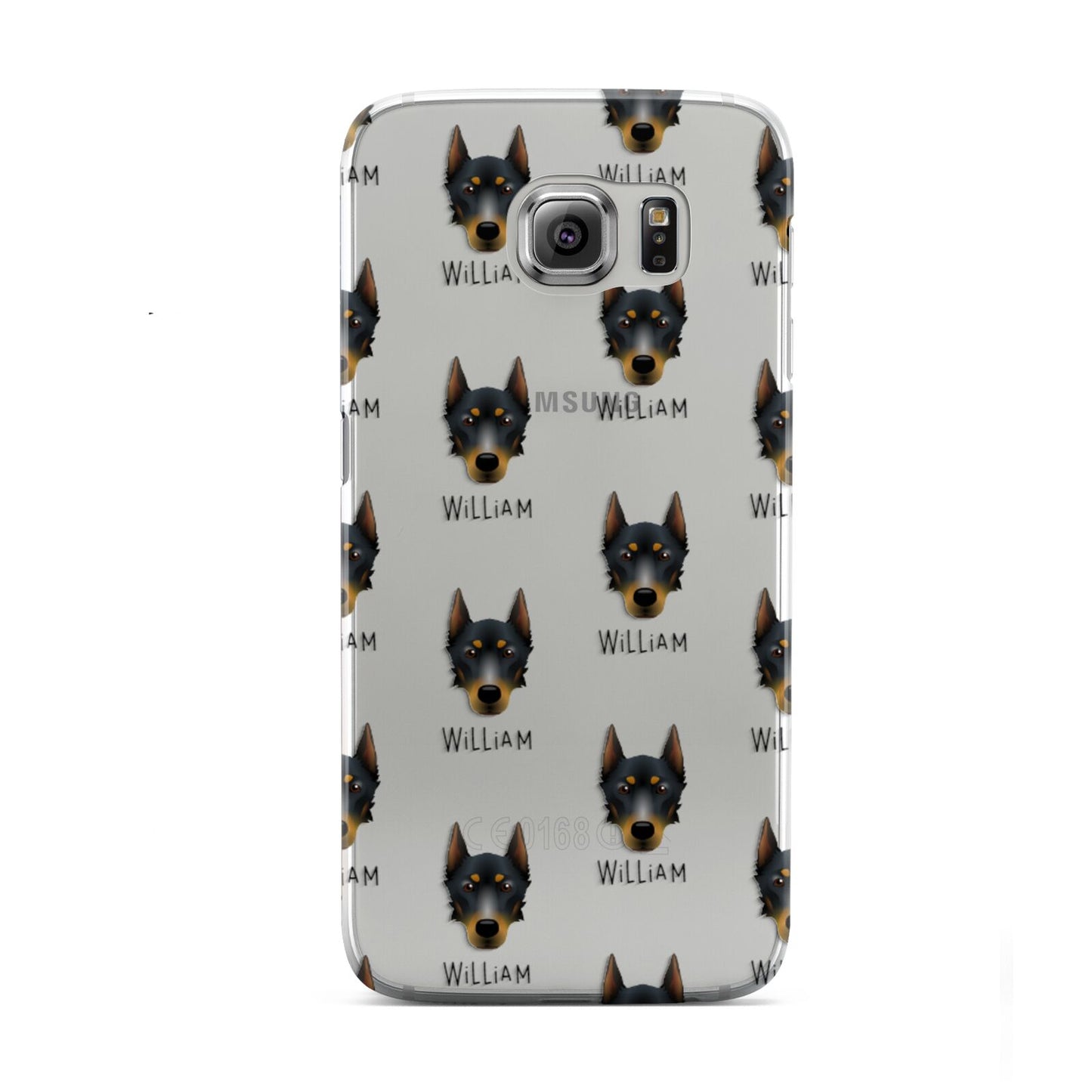 Beauceron Icon with Name Samsung Galaxy S6 Case