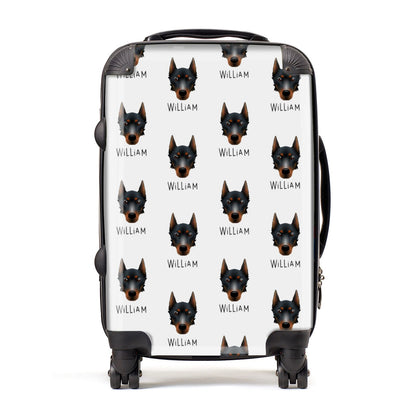 Beauceron Icon with Name Suitcase