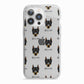 Beauceron Icon with Name iPhone 13 Pro TPU Impact Case with White Edges
