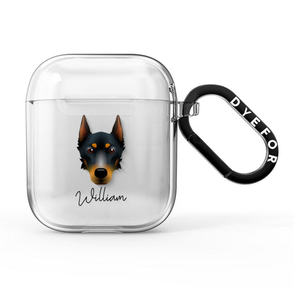 Beauceron Personalised AirPods Clear Case