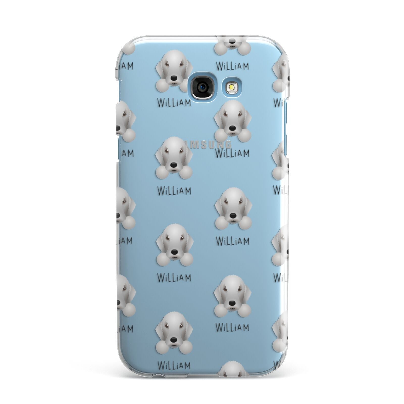 Bedlington Terrier Icon with Name Samsung Galaxy A7 2017 Case