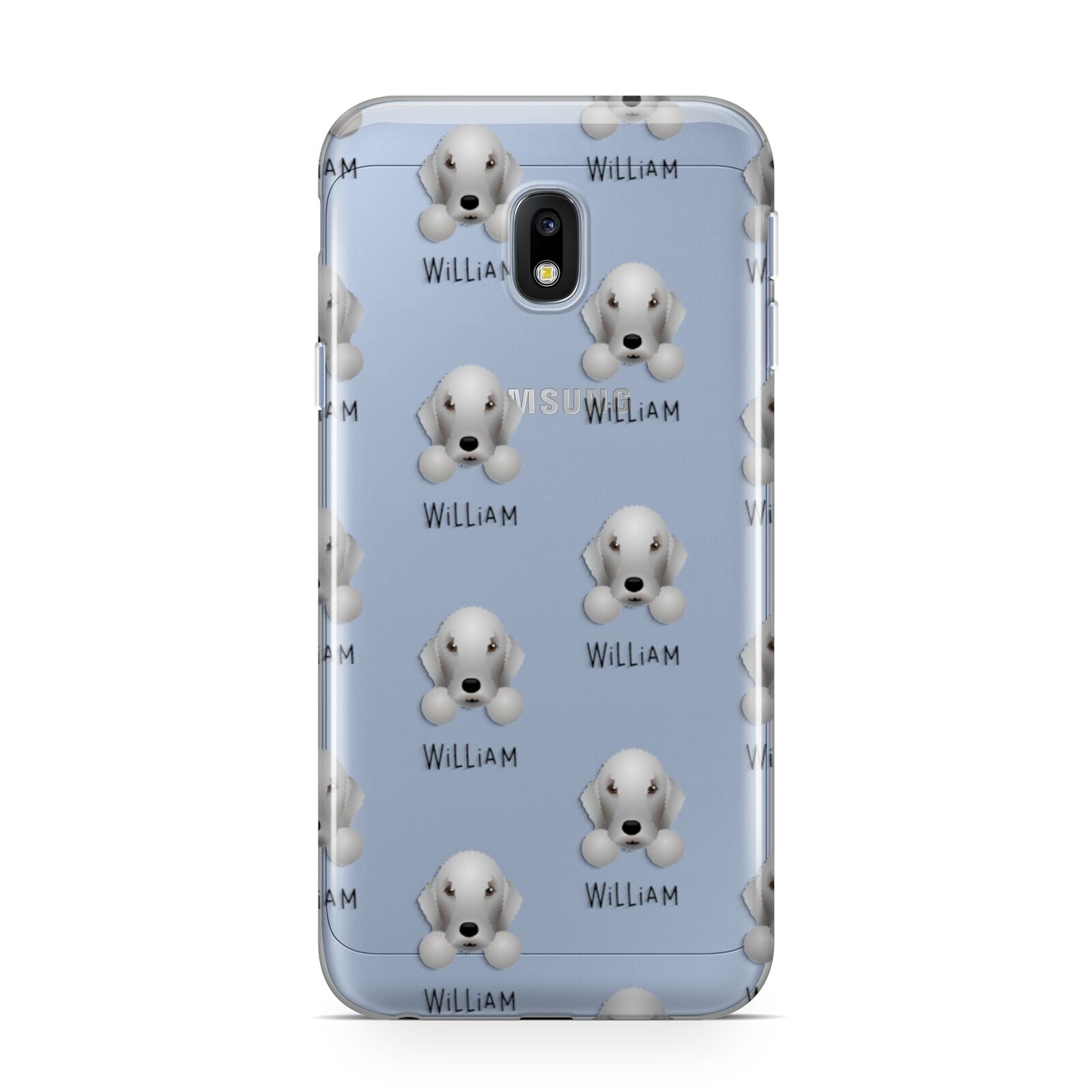 Bedlington Terrier Icon with Name Samsung Galaxy J3 2017 Case