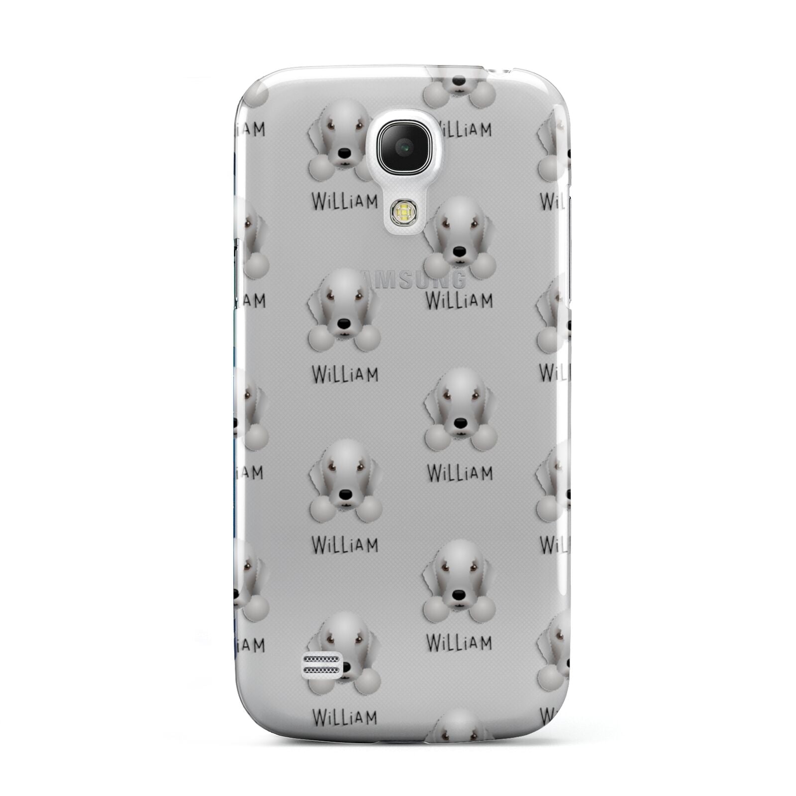 Bedlington Terrier Icon with Name Samsung Galaxy S4 Mini Case