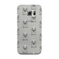 Bedlington Terrier Icon with Name Samsung Galaxy S6 Edge Case