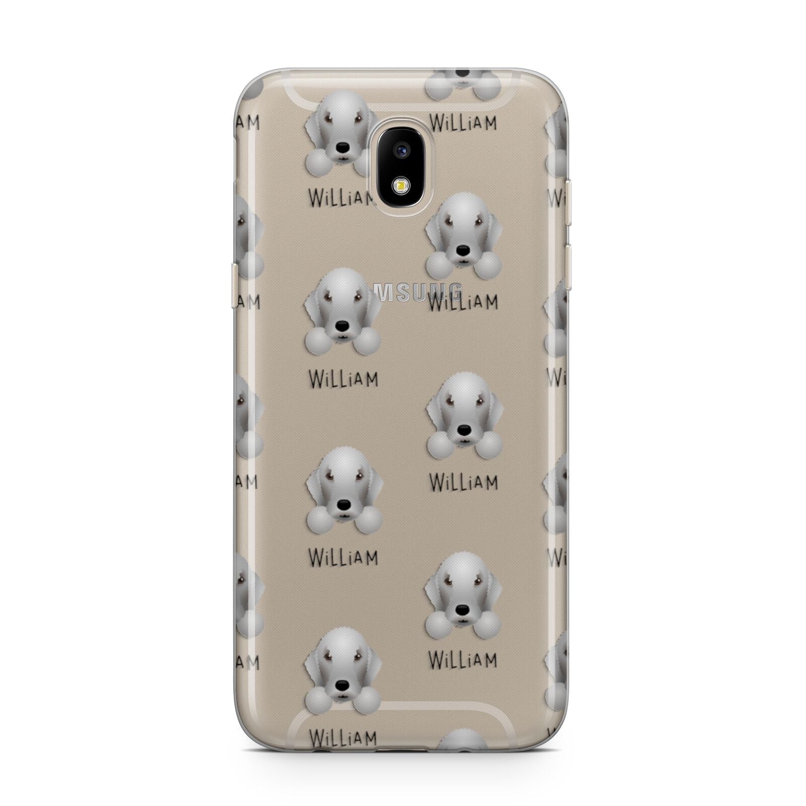 Bedlington Terrier Icon with Name Samsung J5 2017 Case