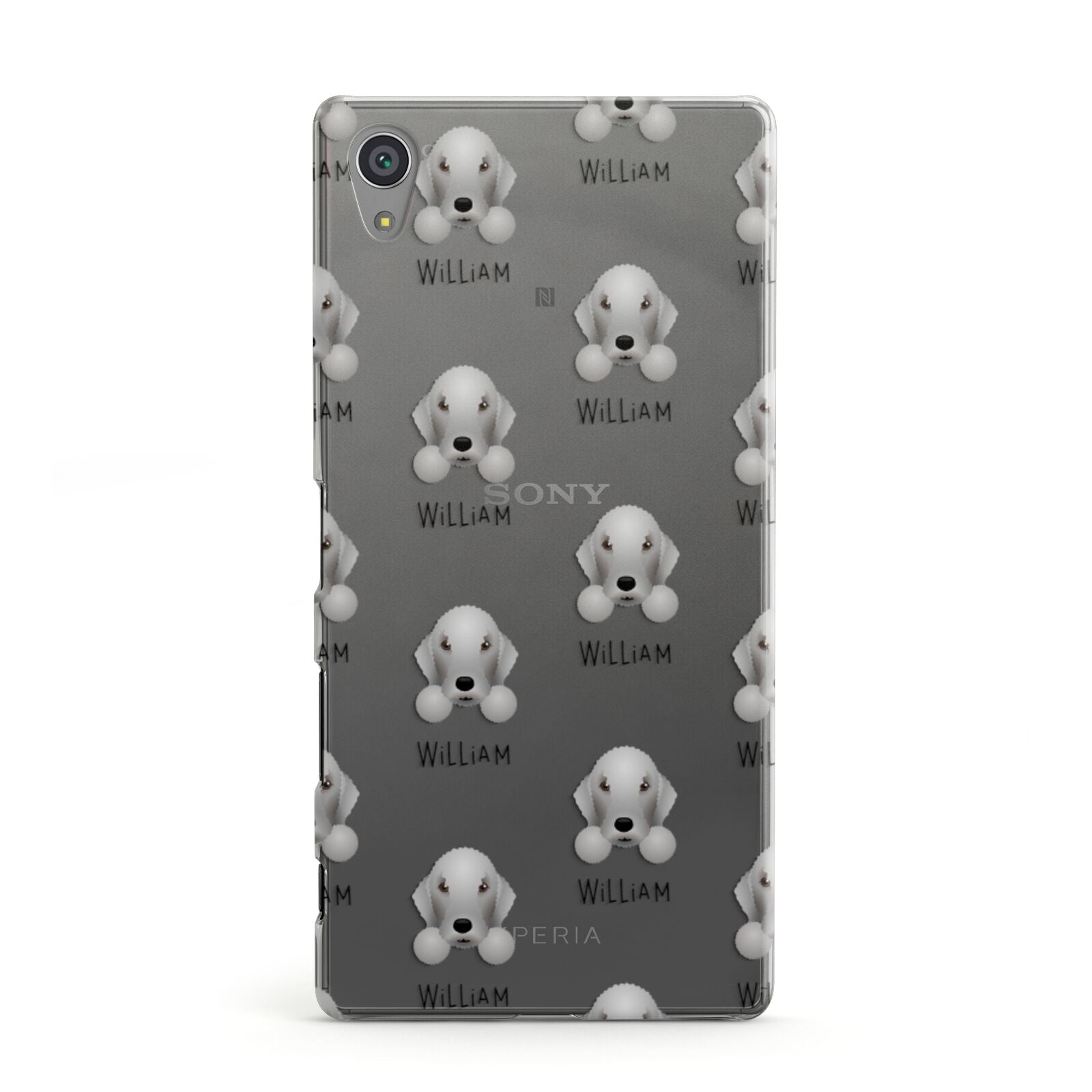 Bedlington Terrier Icon with Name Sony Xperia Case