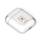 Bedlington Terrier Personalised AirPods Case Laid Flat