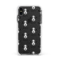 Bedlington Whippet Icon with Name Apple iPhone Xs Max Impact Case White Edge on Black Phone