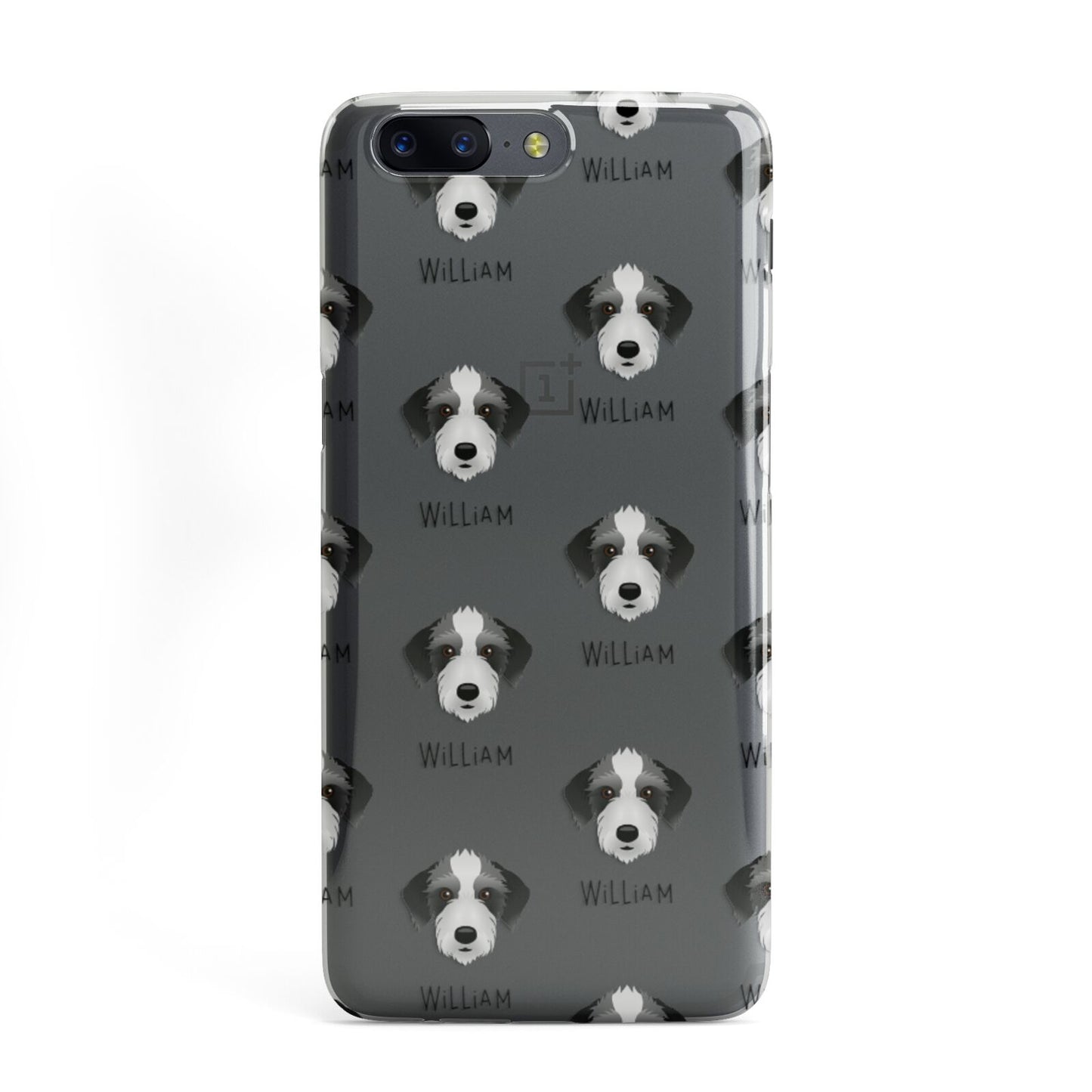 Bedlington Whippet Icon with Name OnePlus Case