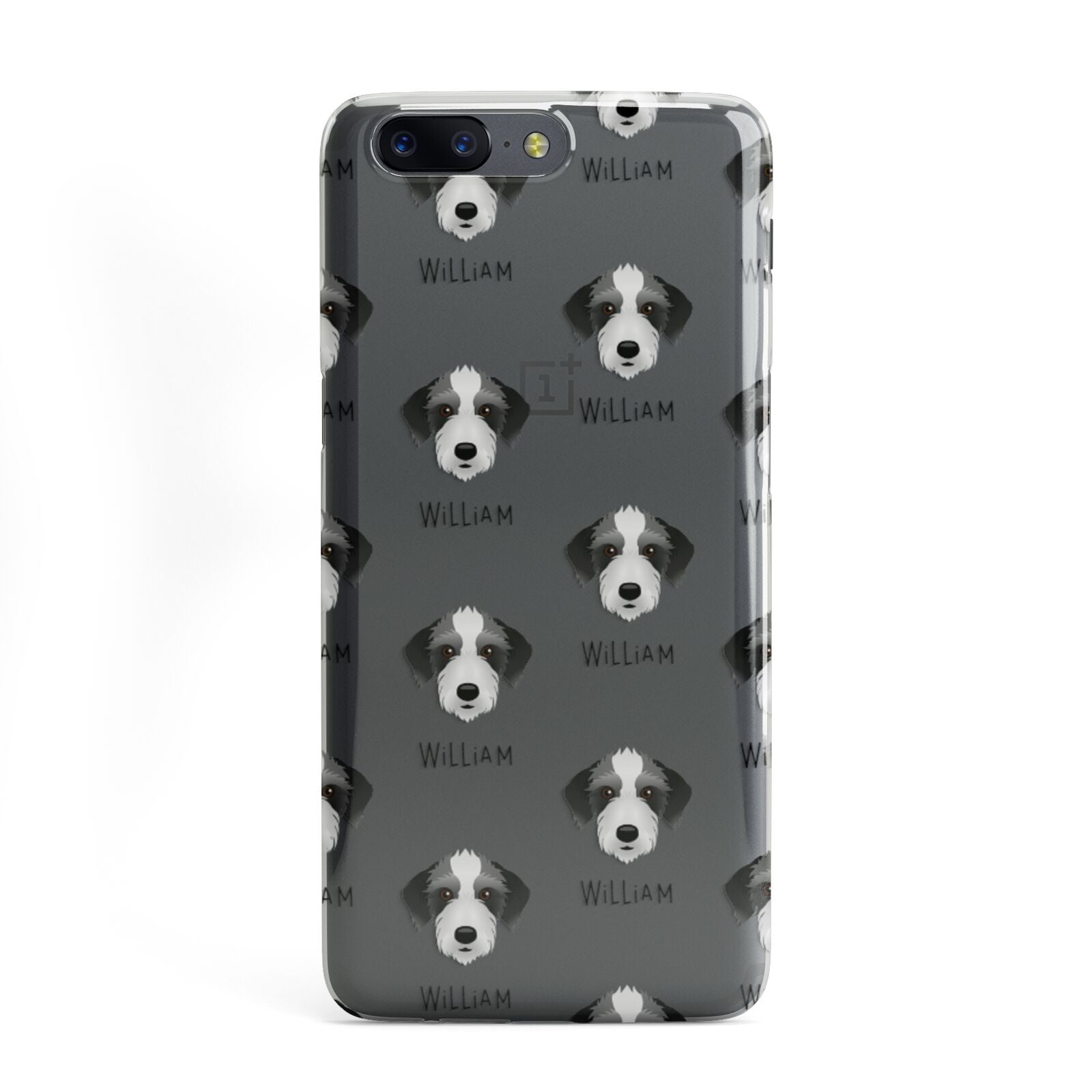 Bedlington Whippet Icon with Name OnePlus Case