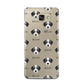 Bedlington Whippet Icon with Name Samsung Galaxy A5 2016 Case on gold phone