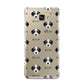 Bedlington Whippet Icon with Name Samsung Galaxy A9 2016 Case on gold phone