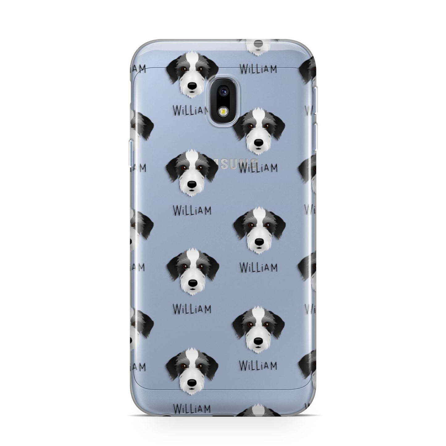 Bedlington Whippet Icon with Name Samsung Galaxy J3 2017 Case