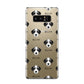 Bedlington Whippet Icon with Name Samsung Galaxy Note 8 Case