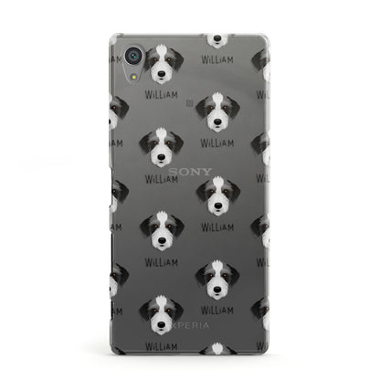 Bedlington Whippet Icon with Name Sony Xperia Case