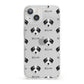 Bedlington Whippet Icon with Name iPhone 13 Clear Bumper Case
