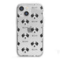 Bedlington Whippet Icon with Name iPhone 13 Mini TPU Impact Case with White Edges