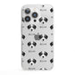 Bedlington Whippet Icon with Name iPhone 13 Pro Clear Bumper Case