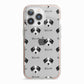 Bedlington Whippet Icon with Name iPhone 13 Pro TPU Impact Case with Pink Edges