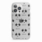 Bedlington Whippet Icon with Name iPhone 13 Pro TPU Impact Case with White Edges