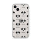 Bedlington Whippet Icon with Name iPhone 14 Plus Clear Tough Case Starlight