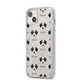 Bedlington Whippet Icon with Name iPhone 14 Plus Glitter Tough Case Starlight Angled Image