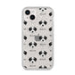 Bedlington Whippet Icon with Name iPhone 14 Plus Glitter Tough Case Starlight