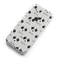 Bedlington Whippet Icon with Name iPhone 8 Bumper Case on Silver iPhone Alternative Image