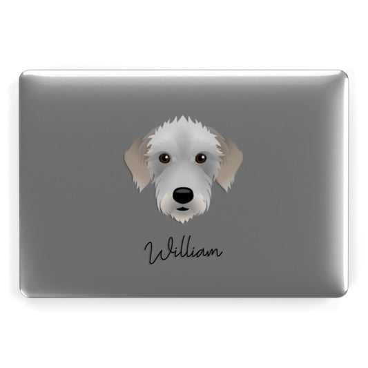 Bedlington Whippet Personalised Apple MacBook Case